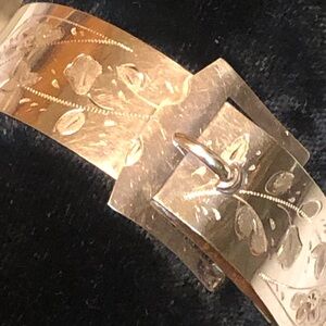 Victorian gold filled buckle bracelet